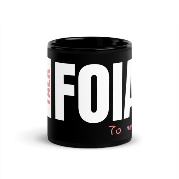 Black Glossy Mug FOIA