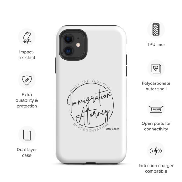Vexatious Immigration Attorney - Tough Case for iPhone® - Image 2