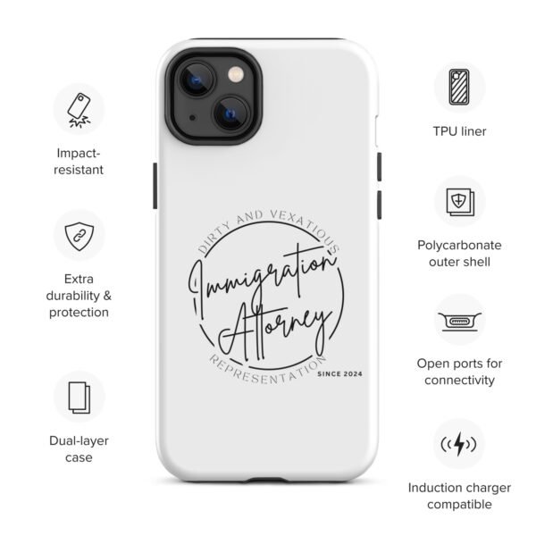 Vexatious Immigration Attorney - Tough Case for iPhone® - Image 25
