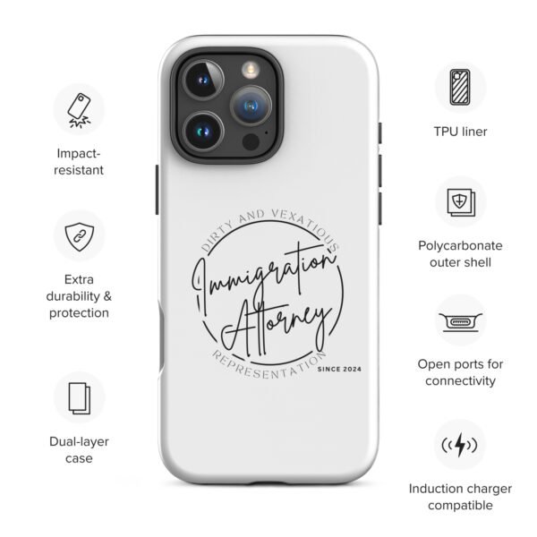 Vexatious Immigration Attorney - Tough Case for iPhone® - Image 45