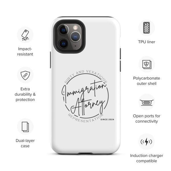 Vexatious Immigration Attorney - Tough Case for iPhone® - Image 4