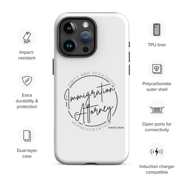 Vexatious Immigration Attorney - Tough Case for iPhone® - Image 38