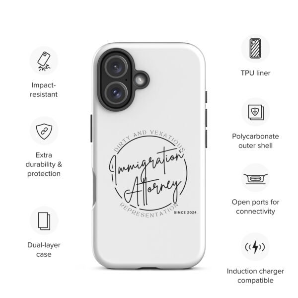 Vexatious Immigration Attorney - Tough Case for iPhone® - Image 40
