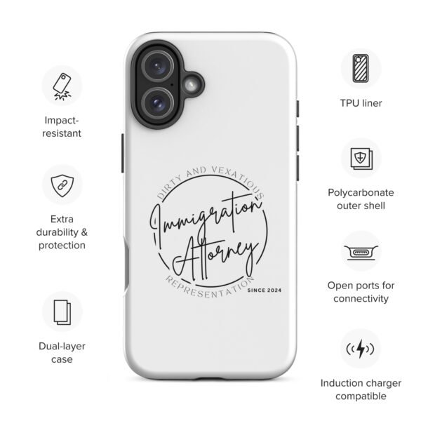 Vexatious Immigration Attorney - Tough Case for iPhone® - Image 42